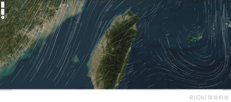ArcGIS地圖核心搭配deck.gl-particle套件